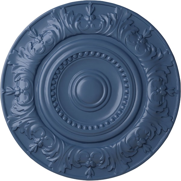 Ekena Millwork Biddix Ceiling Medallion (Fits Canopies up to 7 1/2"), Hand-Painted Americana, 20 7/8"OD x 1 1/4"P CM20BXAMF - main